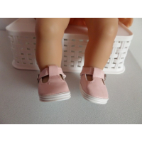 Bandschoen licht rose  PAST ALLEEN DE ZACHTE LITTLE BABY BORN